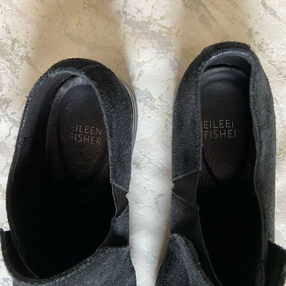 Eileen Fisher Suede Loafers slip on shoes - Picture 7 of 15